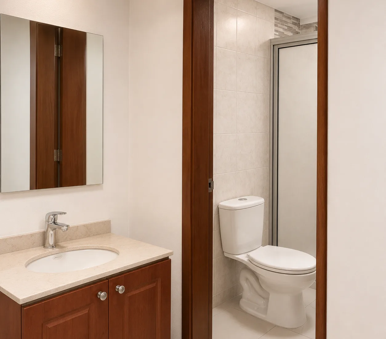 HABITACION SENCILLA BAÑO PRIBADO PERCALES APARTAHOTEL