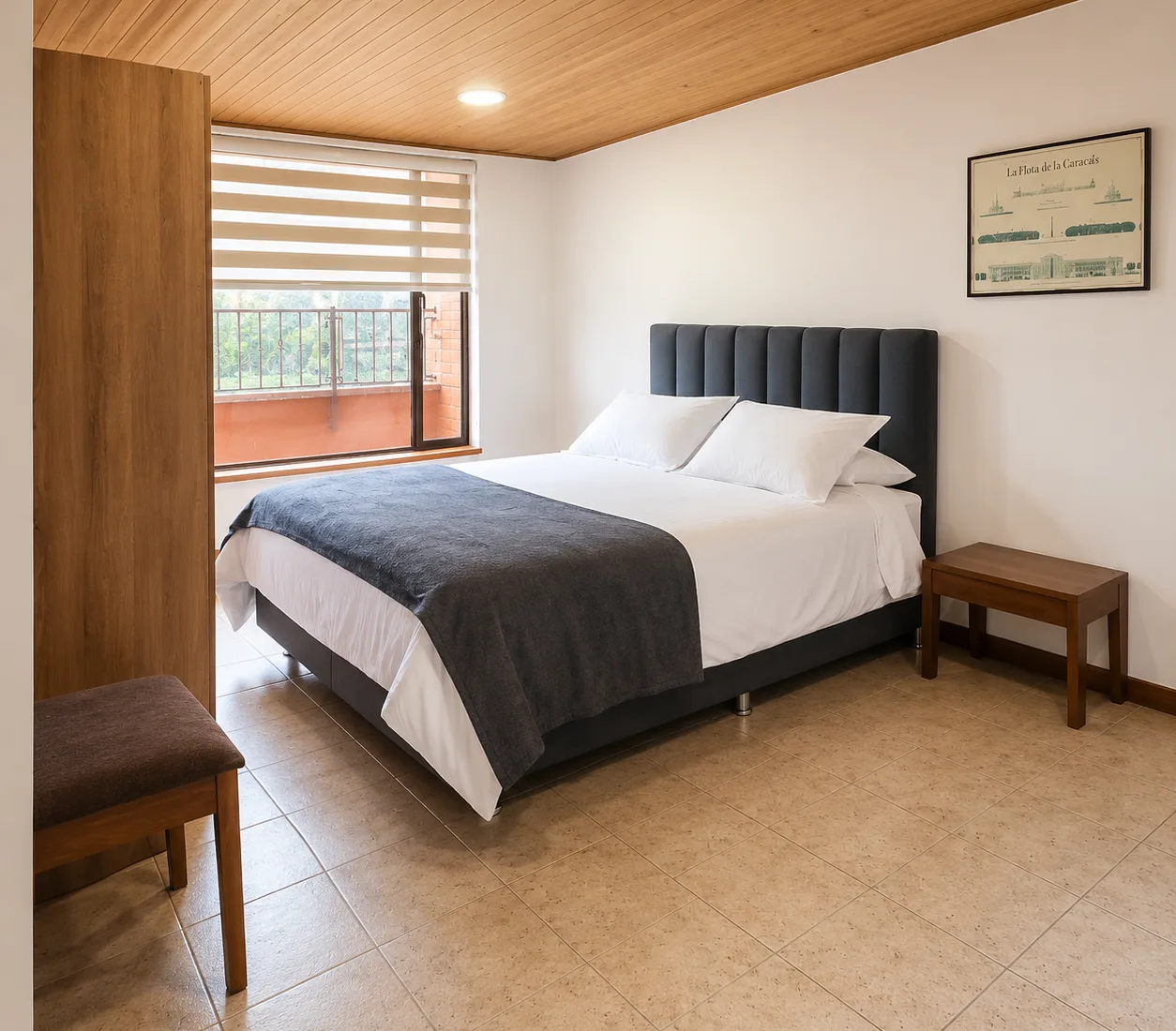 PENTHAUSES HABITACION  CON CLOSET PERCALES APARTAHOTEL