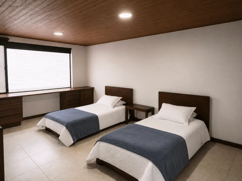 PERCALES APARTAHOTEL APARTAMENTO 308 ALCOBA PRINCIPAL DOS CAMAS
