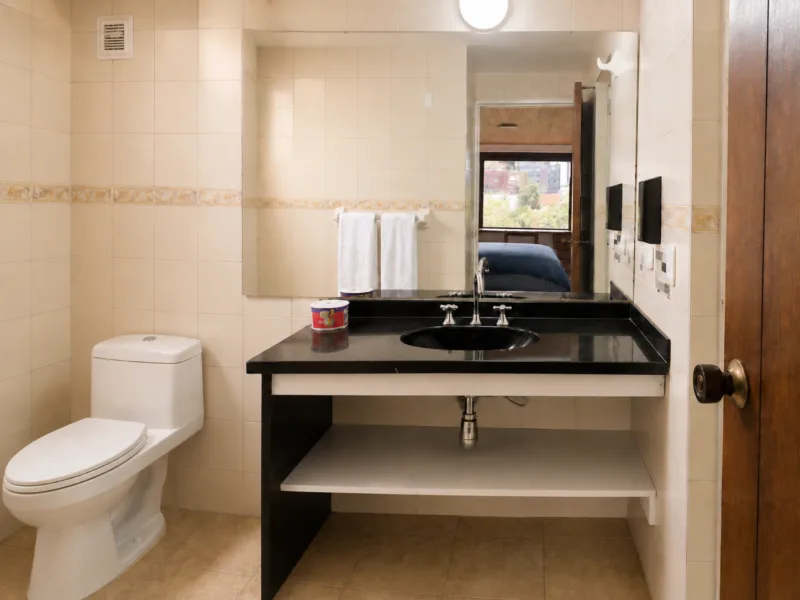 Percales Baño de habitación sencilla de 72  metros  cuadrados